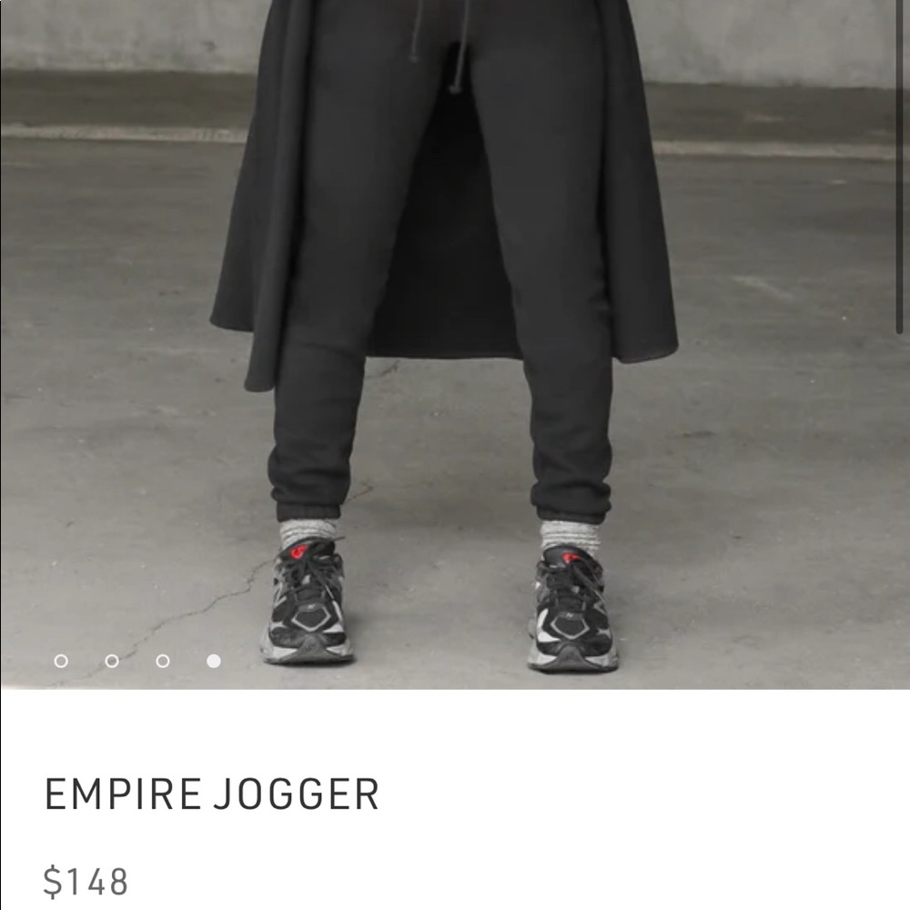Joan Brown black sweatpants